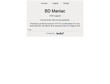 Tablet Screenshot of bdmaniac.kontestapp.com
