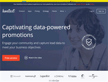 Tablet Screenshot of kontestapp.com