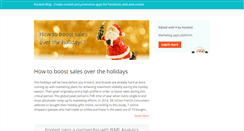 Desktop Screenshot of blog.kontestapp.com