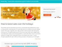 Tablet Screenshot of blog.kontestapp.com